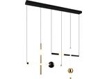 Trio-Leuchten Lampada A Sospensione Melita Wht 110X150X10 Cm Nero Lampada A Sospensione