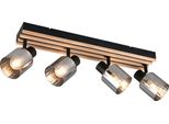 Lampade Reality Faretto Da Soffitto Travia A 4 Luci L 64,50 X 19 X 9 Cm Colorato Faretto