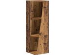 Syfax™ Mensola Laterale Legno Vecchio 33 X 32 X 100,5 Cm
