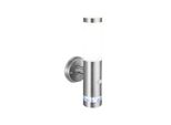 Brilliant Lampe Bole AußEnwandleuchte Stehend Bewegungsmelder Edelstahl 1X A60, E27, 60W, Geeignet FüR Normallampen (Nicht Enthalten) Ip-Schutzart: 44 - SpritzwassergeschüTzt