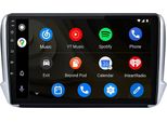 Autoradio Android Da 10 Pollici Con 128 Gb Per Peugeot 2008 2013-2017 Carplay Android Auto Navigatore Bluetooth Dab+ Telecamera Posteriore