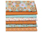 Patchwork- Und Quiltpaket "Azzuro", Orange-Color
