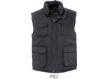 Sols 59000 | Viper Bodywarmer - Colore: Grigio Antracite (Tinta Unita) - Taglia: M