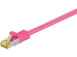 Goobay Cavo Di Rete RJ-45 CAT7 1,5 M Magenta S/Ftp (S-STP)