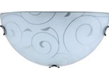 Rabalux 3851 Harmony Lux Lampada Da Parete, E27, Bianco Argento, Rotonda, Standard, ø300Mm