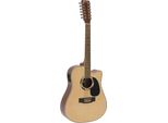 Dimavery DR-612 Chitarra Acustica 12 Corde, Naturale