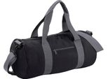Bagbase Borsone / Borsa Da Viaggio, 20 Litri (2 Pezzi/Confezione) BC4425 (Taglia Unica) (Nero/Grigio)