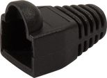 Manicotto Di Protezione Da Piegatura Logilink Per Spine RJ45 Nero 100 Pezzi