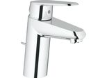 Grohe Eurodisc Cosmopolitan Mitigeur Monocommandé Pour Lavabo, S-Size, Basse Pression, Saillie 116Mm, Vidage à Tirette, Chrome, 33177002, 33177002