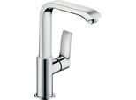 Hansgrohe Metris Miscelatore Per Lavabo 230 Bocca Girevole Cromo Push-Open