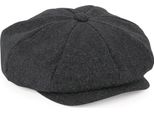 Berretto Unisex Beechfield Melton Baker Boy BC4152 (L/Xl) (Antracite Screziato)