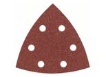 Accessori Bosch 2609256A51 Carta Abrasiva Delta Con Velcro, Perforata Grana 120 Dimensione Angolo 93 Mm 5 Pz.