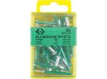 C.K T3819A 412 Rivetto Cieco (Ø X L) 3,15 Mm X 9 Mm Alluminio Alluminio 50 Pz