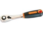 Cricchetto Reversibile Bahco 1/4', 72 Denti, Testa Stretta