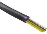S/Conn Massima Connettività Telefonkabel 4-Adrig, Flach, Schwarz, 50,0M (76106-50)