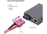 Cavo Patch In Fibra Ottica 50/125µM OM4 Sc/Sc 2,0 M Sc Duplex Maschio/Maschio, Eric Violet (115818)