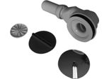 Piletta Duravit Per Piatti Doccia, Uscita Orizzontale 90 Mm, Cromo