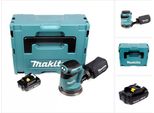 Makita Dbo 180 Y1J Levigatrice Orbitale A Batteria 18V + 1X Batteria 1,5Ah + Valigetta Makpac - Senza Caricabatterie