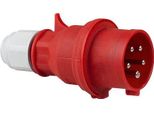As Schwabe Mennekes Cee-Stecker 400V/16A, Rot (61420)