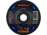 Rhodius Alphaline XT77 Disco Da Taglio Ultrasottile 115 X 1,0 X 22,23 Mm 100 Pz
