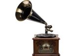 Impianto Hi-Fi Retrò Con Lettore Di Dischi/Cassette, Lettore CD/MP3, Radio Stereo Fm/Mw, USB/AUX-IN, Codifica E Altoparlanti A Tromba