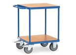 Attrezzatura Di Trasporto Fetra Carrello Da Tavolo 2496 500Kg 2 Ripiani 600X600Mm, 2496