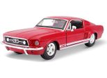 Maisto 31260 - Modellino Di Auto - Ford Mustang Gt '67 (Rosso, Scala 1:24)