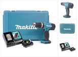 Makita Dhp 453 RA1J Avvitatore A Percussione A Batteria 18 V 42 Nm + 1X Batteria 2,0 Ah + Caricabatteria + Valigetta