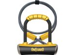 Onguard 8008 U-Lock Pitbull Mini Dt 90 X 140 Mm, Ø 14 Mm, Con Cavo E Supporto, Nero/Giallo