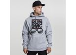 PáNská Mikina Mr. Tee Run Dmc City Glasses Felpa Con Cappuccio Grigio Erica - S