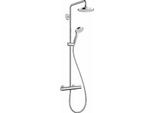 Set Di Sistemi Doccia Hansgrohe Croma Select S 180 Con Termostatico, Doccia A Pioggia E Doccetta