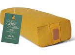 #Doyouryoga Cuscino Yoga Paravati - Riempito Di Pula Di Farro - 67X22X13Cm - Giallo Indiano