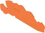 Piastra Terminale E Intermedia Wago Di 1 Mm Di Spessore, Arancione