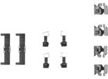 10X A.B.S. 1034Q Kit Di Accessori Per Pastiglie Freno A Disco Anteriore Per Toyota Starlet (P7) Starlet (KP6) Tercel (L1, L2) Starlet Estate (KP6) Tercel Ii Berlina