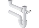 Scarico Prefabbricato Geberit 2 Pezzi In Pp D50Mm X G1 1/2 Bianco