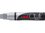 Uni-Ball Chalkglass PWE-17K Marcatore A Gesso Scalpello Argento 1 Pz