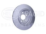 2X Hella 8DD 355 128-491 Disco Freno Asse Posteriore