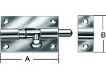 Bullone Grendel Con Anello 55X35Mm
