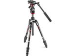 Treppiede Manfrotto MVKBFRTC-LIVE Videocamera Portatile 3 Gambe Nero, Argento