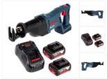 Bosch Gsa 18 V-Li Sega Universale A Batteria + 2X Batterie Gba 5,0 Ah + Caricabatterie