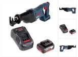 Bosch Gsa 18 V-Li Sega Universale A Batteria + 1X Batteria Gba 5,0 Ah + Caricabatterie Gal 1880 Cv