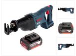 Bosch Gsa 18 V-Li Sega Universale A Batteria + 1X Batteria Gba 5,0 Ah - Senza Caricabatterie
