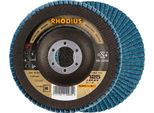 Rhodius 210482 Lsz F3 XT70 Flap Disc Diameter 125 Mm Bore Diameter 22.23 Mm Metal 1 Pc(S)