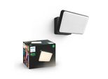 Philips Hue Welcome Outdoor Led Smart Spotlight (IP44), Luce Bianca Calda, Compatibile Con Alexa E Google Home