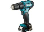 Trapano A Percussione Makita 12V Cxt - 2 Batterie BL1021B 2.0Ah - 1 Caricatore DC10WD HP333DWAE