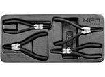 Neo Tools Pinze Per Anelli Seger, Set Di 4 Pezzi.