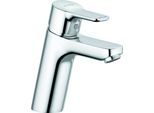Kludi Pure&Easy Mitigeur Monocommandé Pour Lavabo, Hauteur De Bec 100Mm, Sans Garniture D'éCoulement, Chrome, 372920565, 372920565