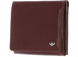 Golden Head Portafoglio Scatola Viennese Colorado Rfid Protect Billfold Coin Wallet With Large Coin Compartment Tobacco Marrone