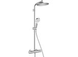 Hansgrohe Colonna Doccia Con Miscelatore Termostatico Tubo Doccia Crometta S 240 Varia