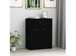 Vidaxl Credenza Nera 60X30X75 Cm Materiale A Base Di Legno